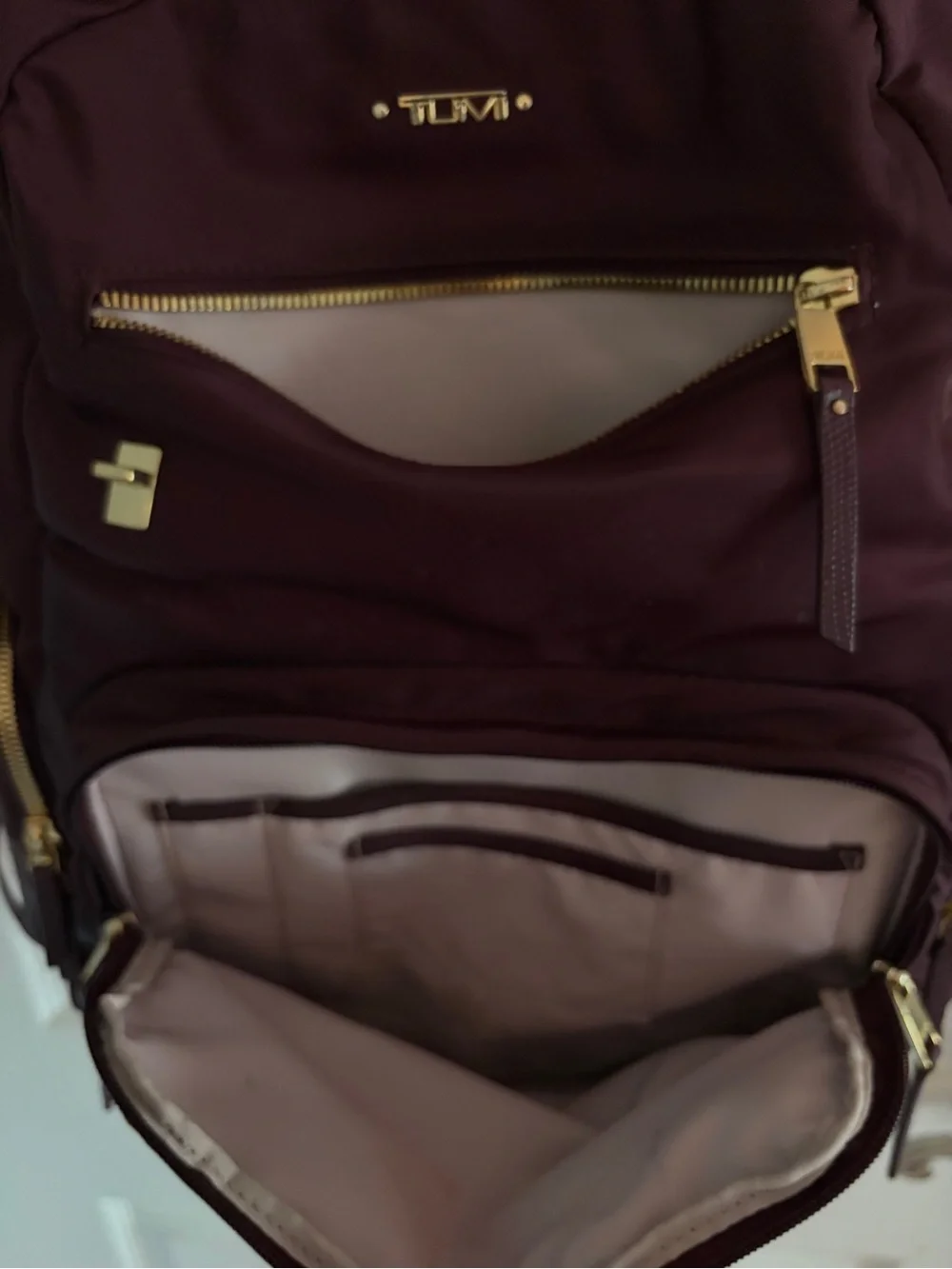 Tumi backpack laptop holder travel bag